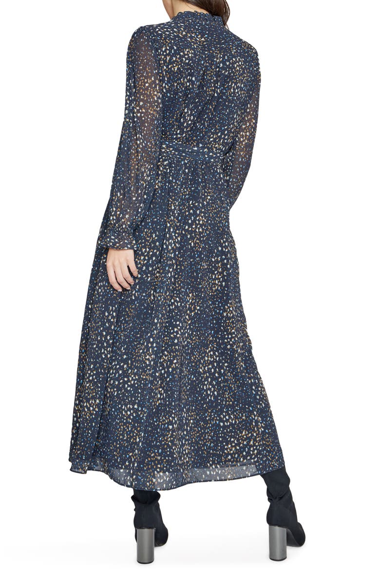 Valerie Star Long Sleeve Maxi Dress, Alternate, color, NAVY-MULTI