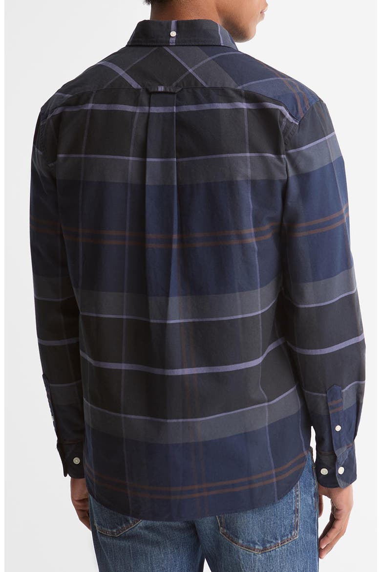 Dunoon Tartan Cotton Button Down Shirt, Alternate, color, MIDNIGHT LOCH