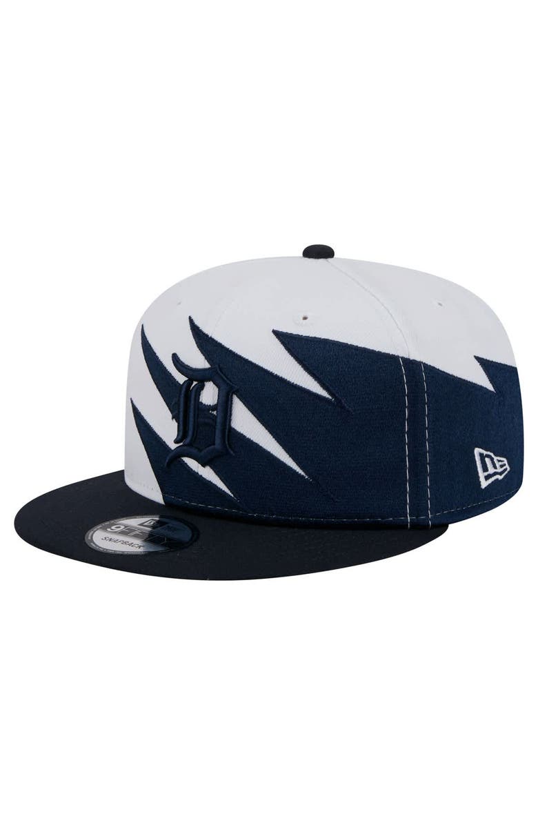 New Era Men's New Era Navy/White Detroit Tigers Jagged 9FIFTY Snapback Hat, Main, color, Navy