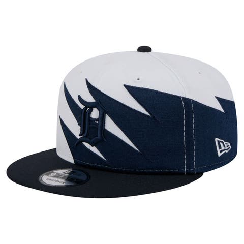 Men's New Era Navy/White Detroit Tigers Jagged 9FIFTY Snapback Hat
