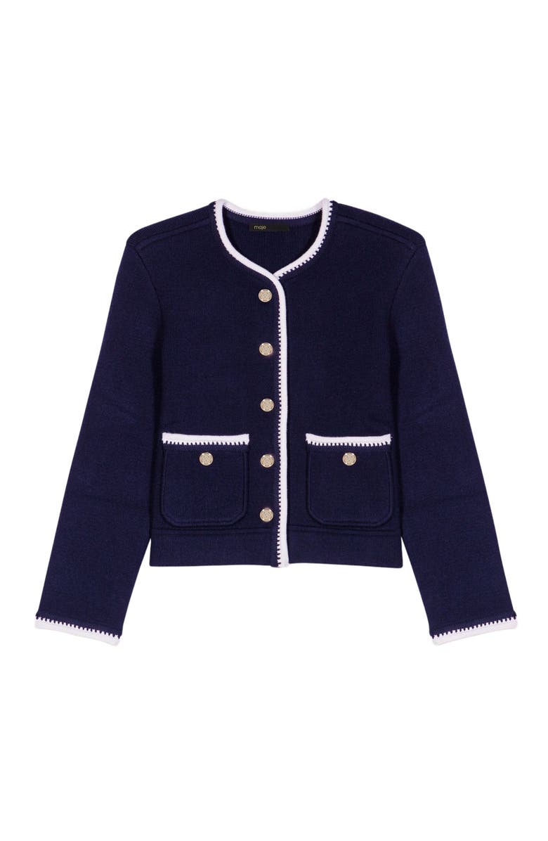 maje Wool-blend cardigan, Alternate, color,