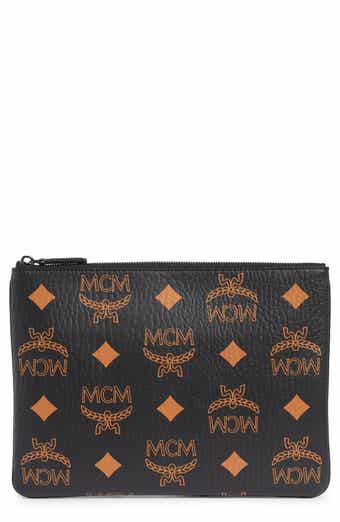 MCM Aren Wristlet Zip Pouch