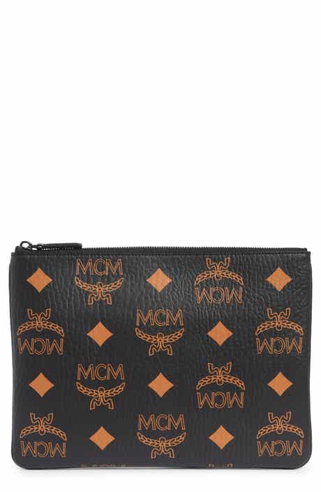 MCM Aren Wristlet Zip Pouch