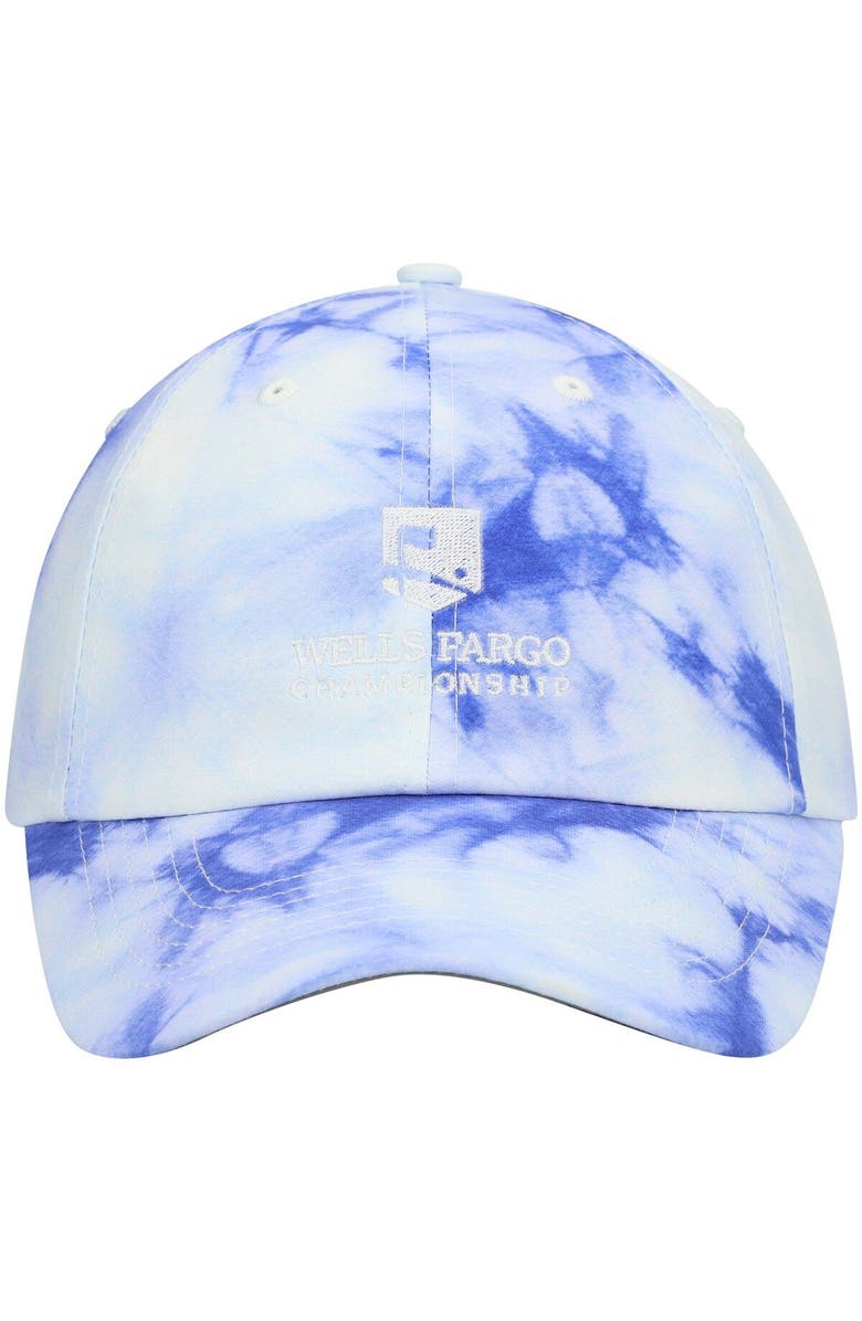 IMPERIAL Men's Imperial Blue Wells Fargo Championship Tie-Dye Hullabaloo Adjustable Hat, Alternate, color, 