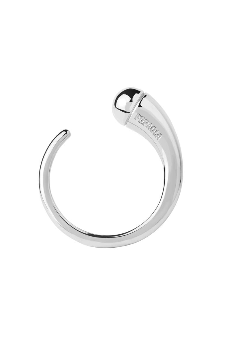 Loop Ring, Alternate, color, Silver