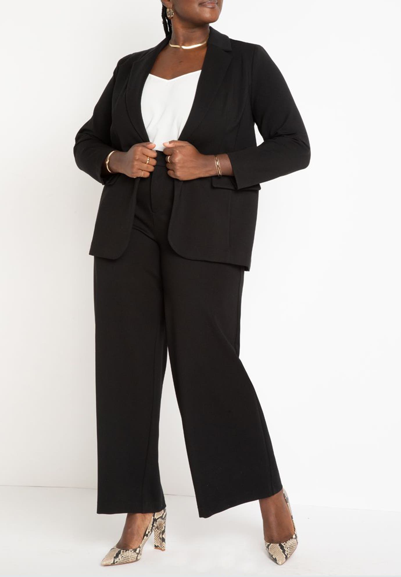 The Ultimate Stretch Long One Button Blazer - image 2