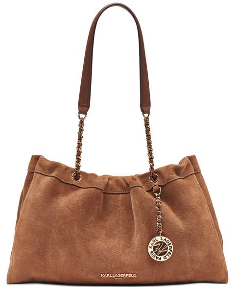 Amandine Suede Shoulder Bag