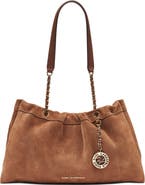 KARL LAGERFELD PARIS Amandine Suede Shoulder Bag