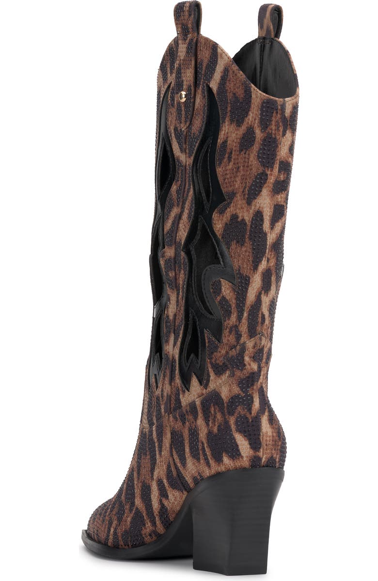 Jessica Simpson Ginika Pointed Toe Western Boot, Alternate, color, Natural Dolly Leopard