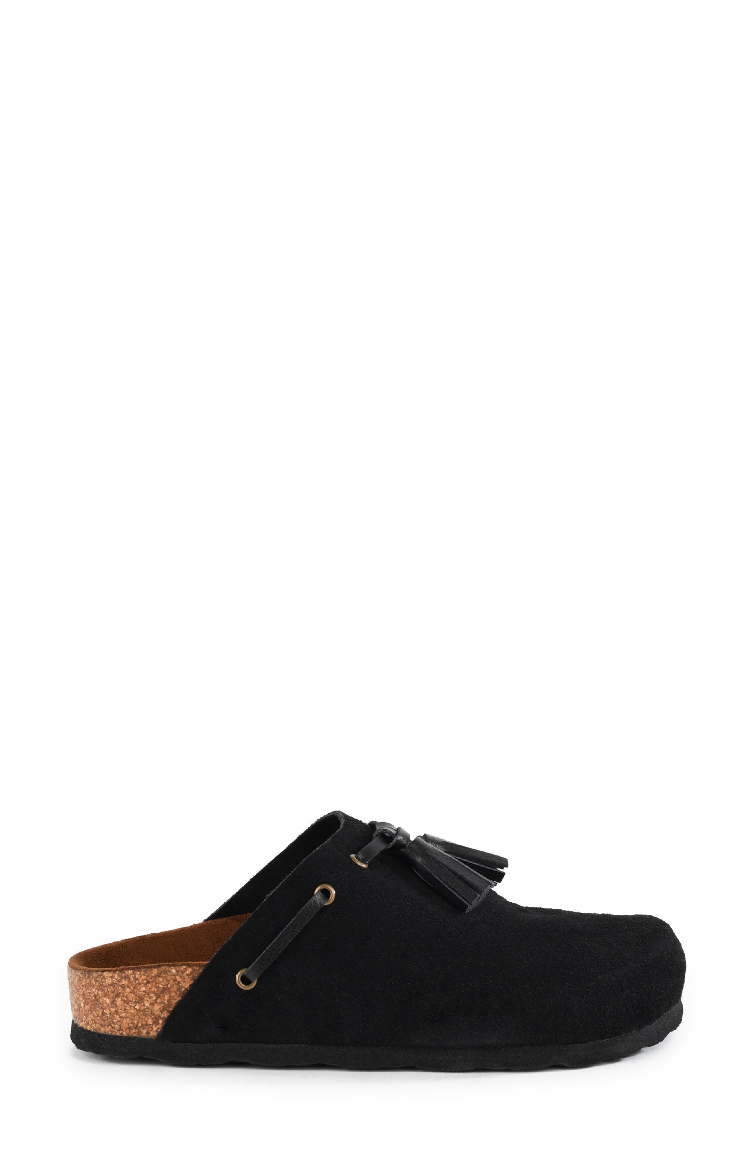 Seychelles No Hassel Tassel Clog, Alternate, color, Black