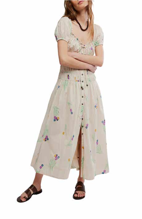 Free People Complete Me Cotton Midi Dress