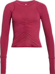 Free People FP Movement Tempo Ruched Long Sleeve T-Shirt