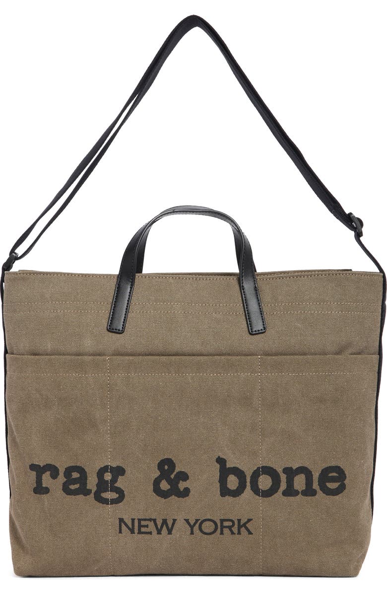 rag & bone Clinton Tote, Main, color, Natural
