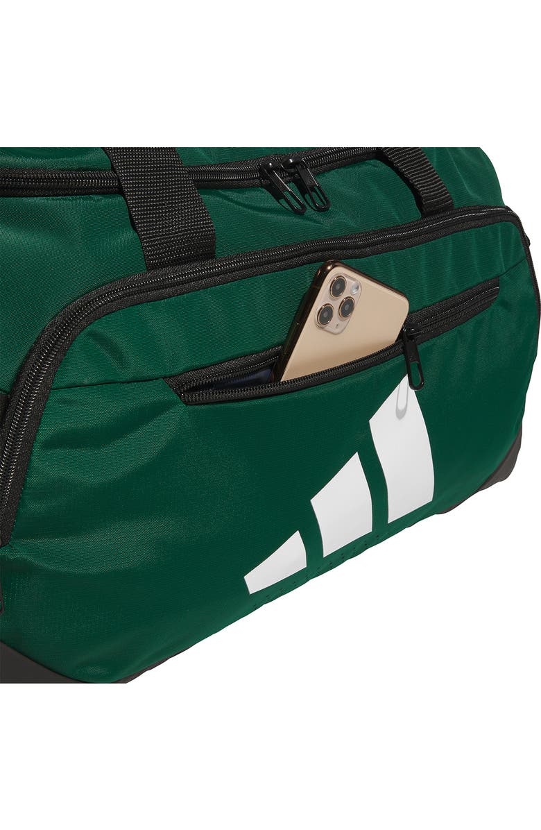 adidas Defender 5 Small Duffel Bag, Alternate, color, Team Dark Green