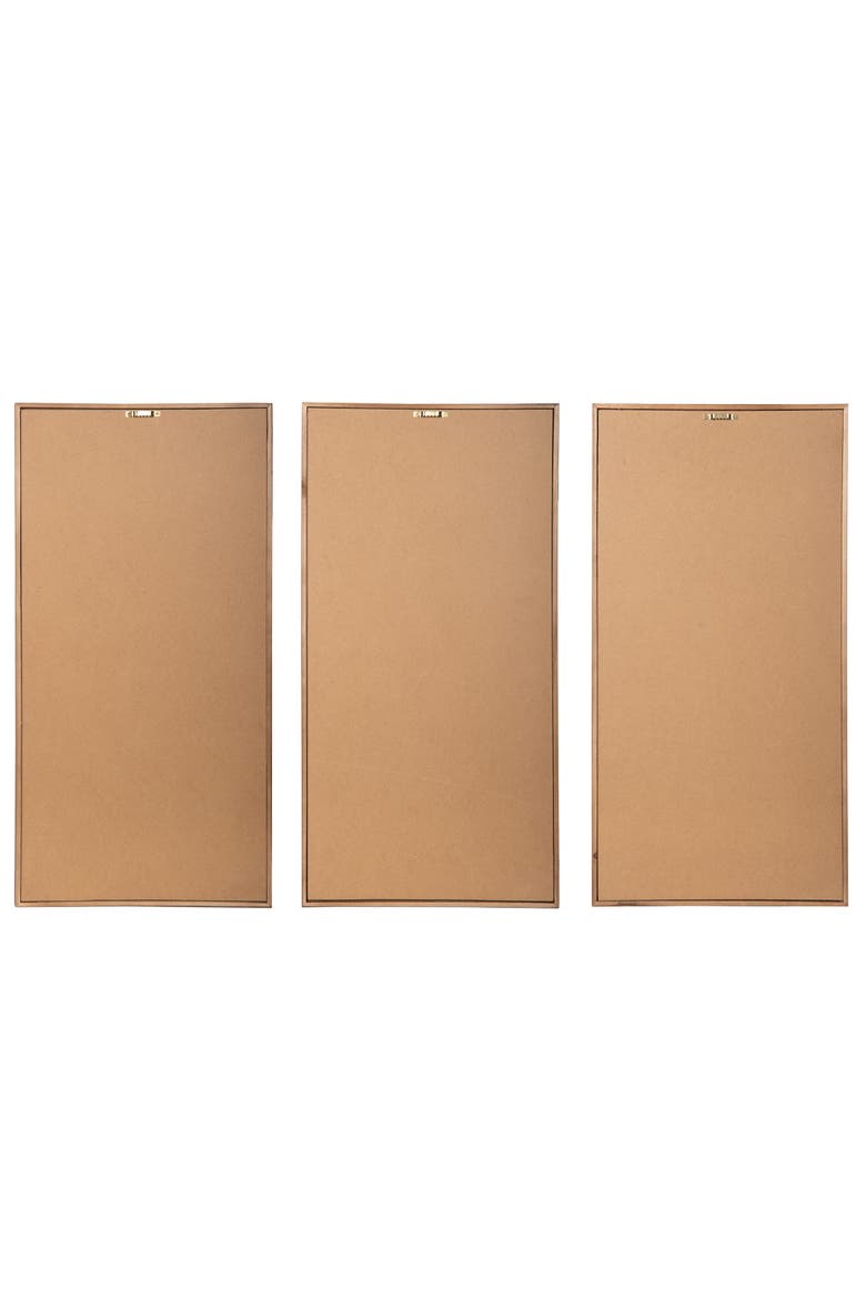 23.63 Inch White Spring Coastal Wall Decor Set of 3 Wood Sign Panels for Home Decoration, Alternate, color, White