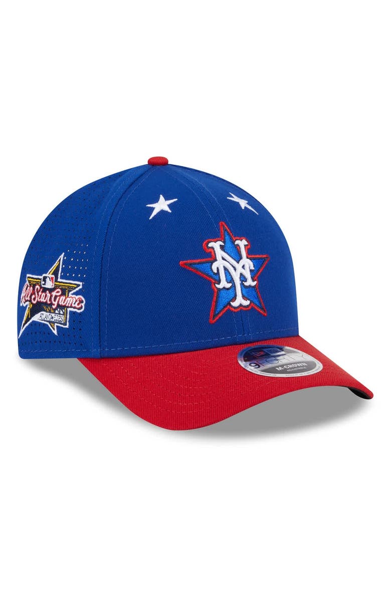 New Era Men's New Era Blue/Red New York Mets 2025 MLB All-Star Game Workout 9FORTY M-Crown Adjustable Hat, Main, color,