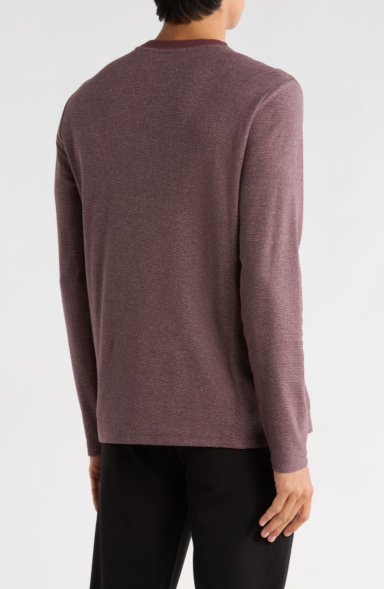 Robert Barakett Rowland Long Sleeve Knit T-Shirt, Alternate, color, Deep Bordeaux