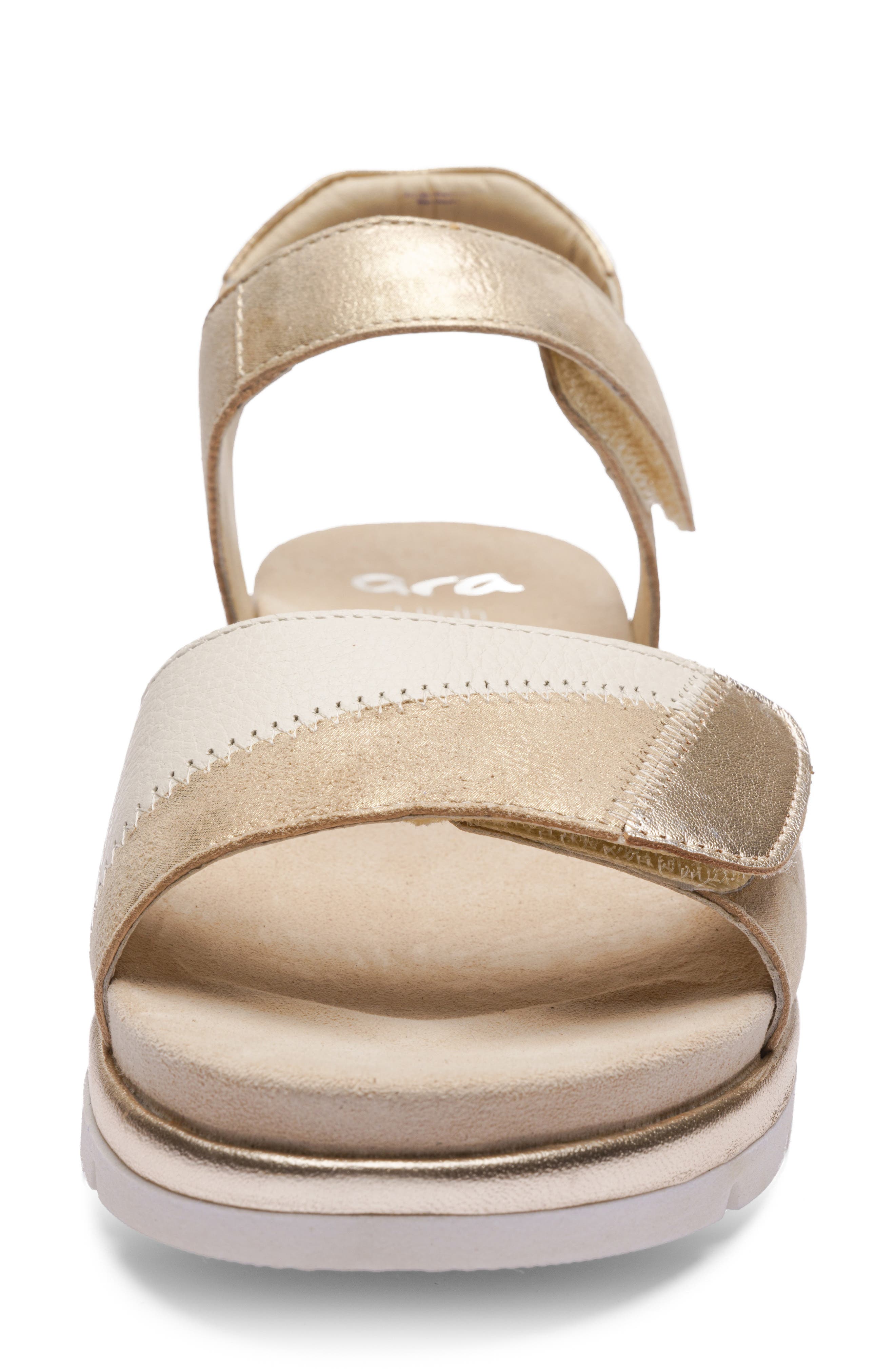 Cheyenne Sandal, Alternate, color, BEIGE/GOLD