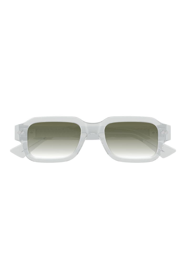 51mm Rectangular Sunglasses, Main, color, GREY