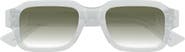 Bottega Veneta 51mm Rectangular Sunglasses