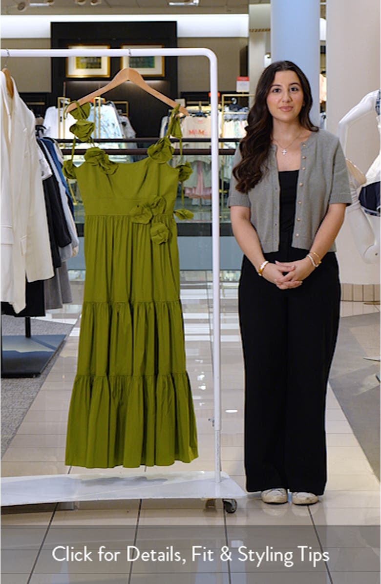 Kael Tiered Midi Dress, sales video thumbnail