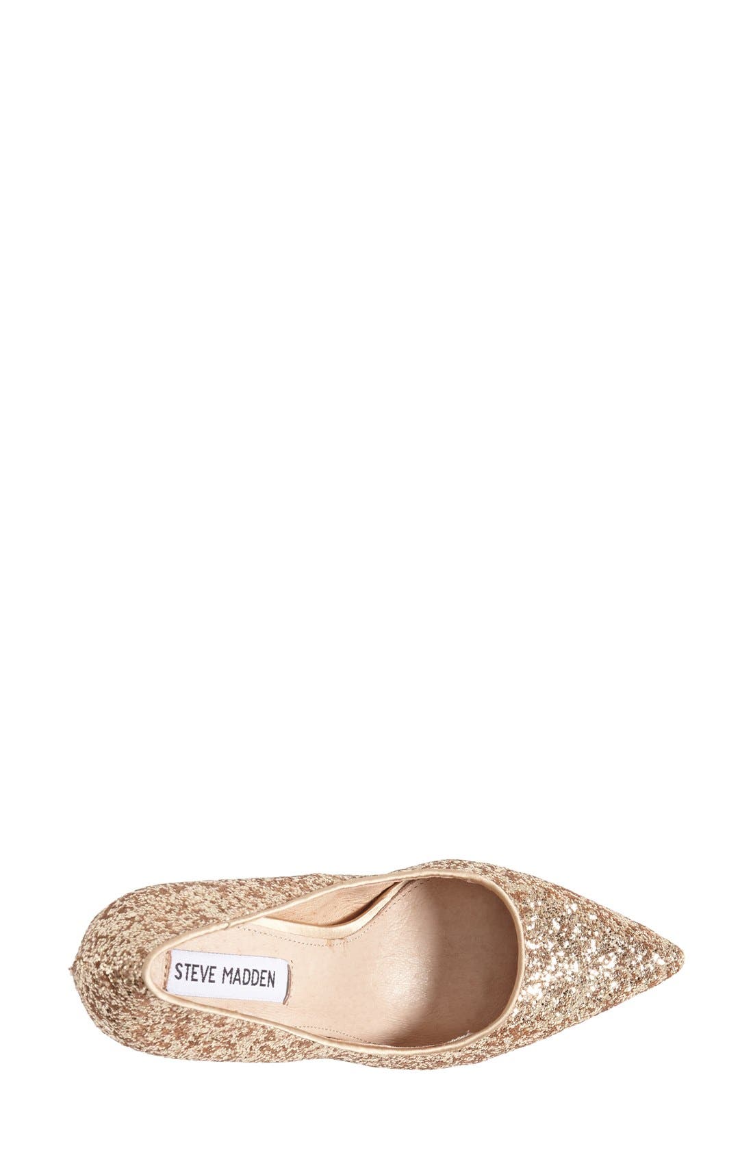'Atlantyc' Glitter Pump, Alternate, color, GOLD GLITTER