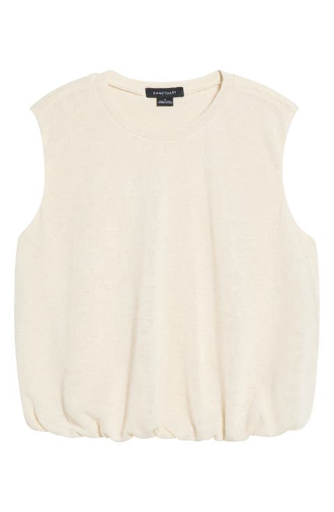 Quinn Bubble Sleeveless Top