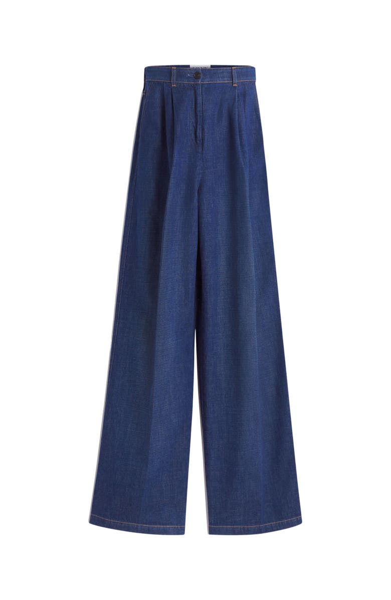 Lanvin Darted Denim Pants, Alternate, color,