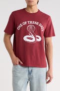 ONE OF THESE DAYS Cobra Graphic Print T-Shirt