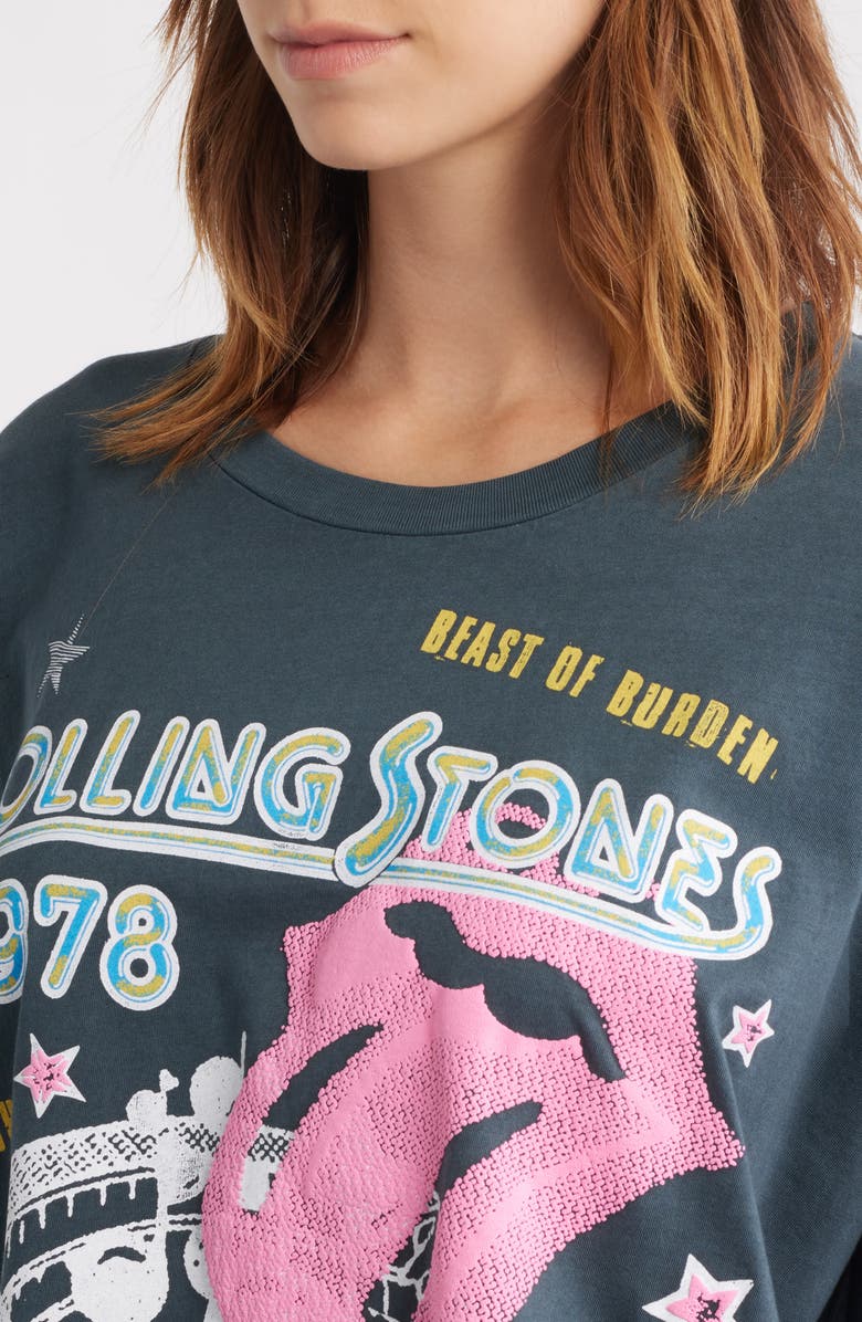 Daydreamer Rolling Stone 1978 American Tour Graphic T-Shirt, Alternate, color, Vintage Black