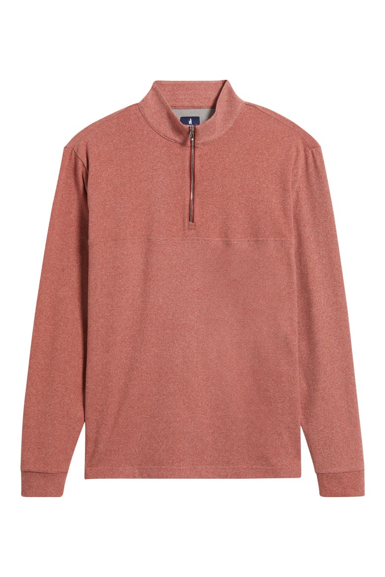 Mikey Quarter Zip Pullover, Alternate, color, BRICK