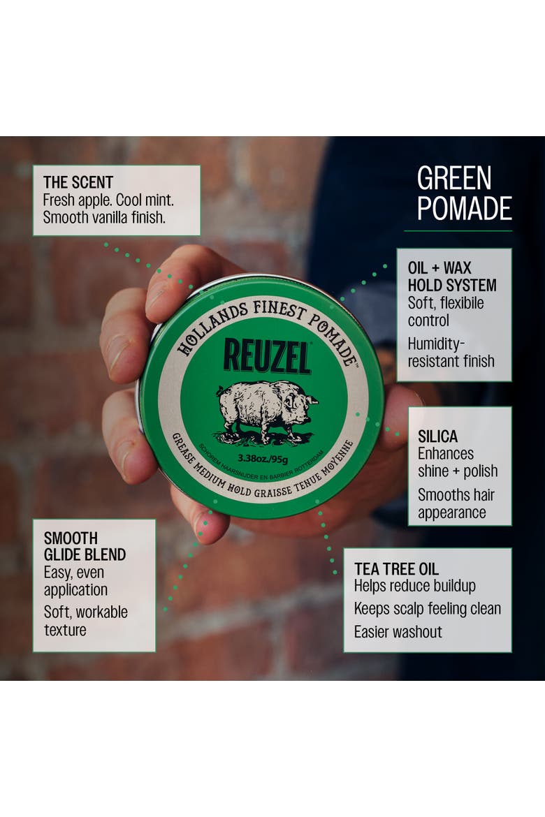 Green Pomade Grease, Alternate, color, None