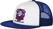 Outerstuff Men's Outerstuff  White/Royal England National Team Defender Adjustable Trucker Hat