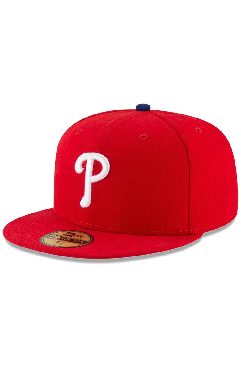 New Era Men's New Era Red Philadelphia Phillies 2024 Jackie Robinson Day 59FIFTY Fitted Hat, Alternate, color, 