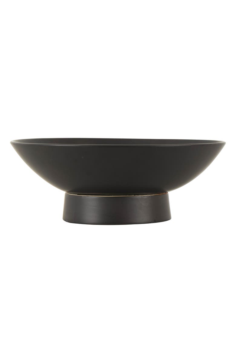 VIVIAN LUNE HOME Ceramic Decorative Bowl, Alternate, color, Black