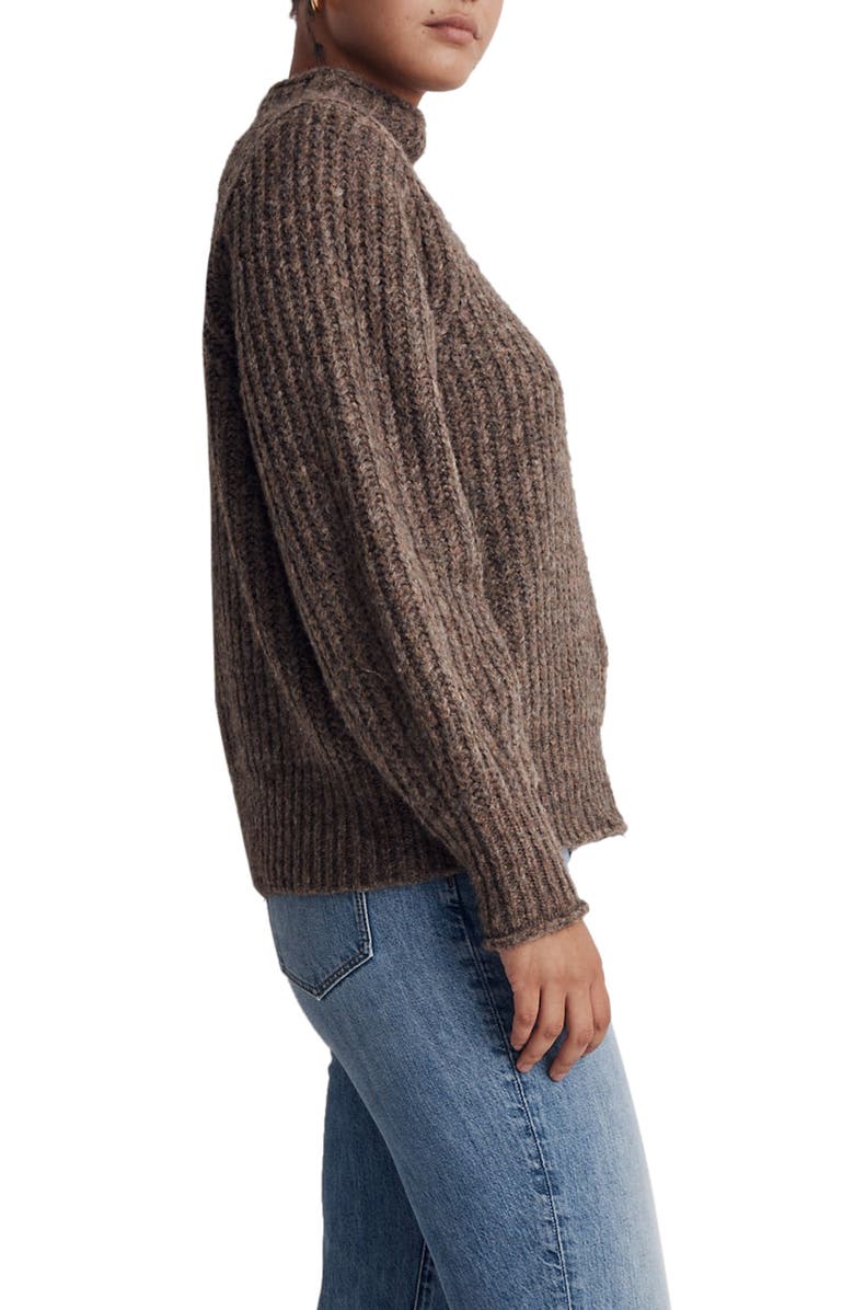 Madewell Loretto Funnel Neck Sweater, Alternate, color, 