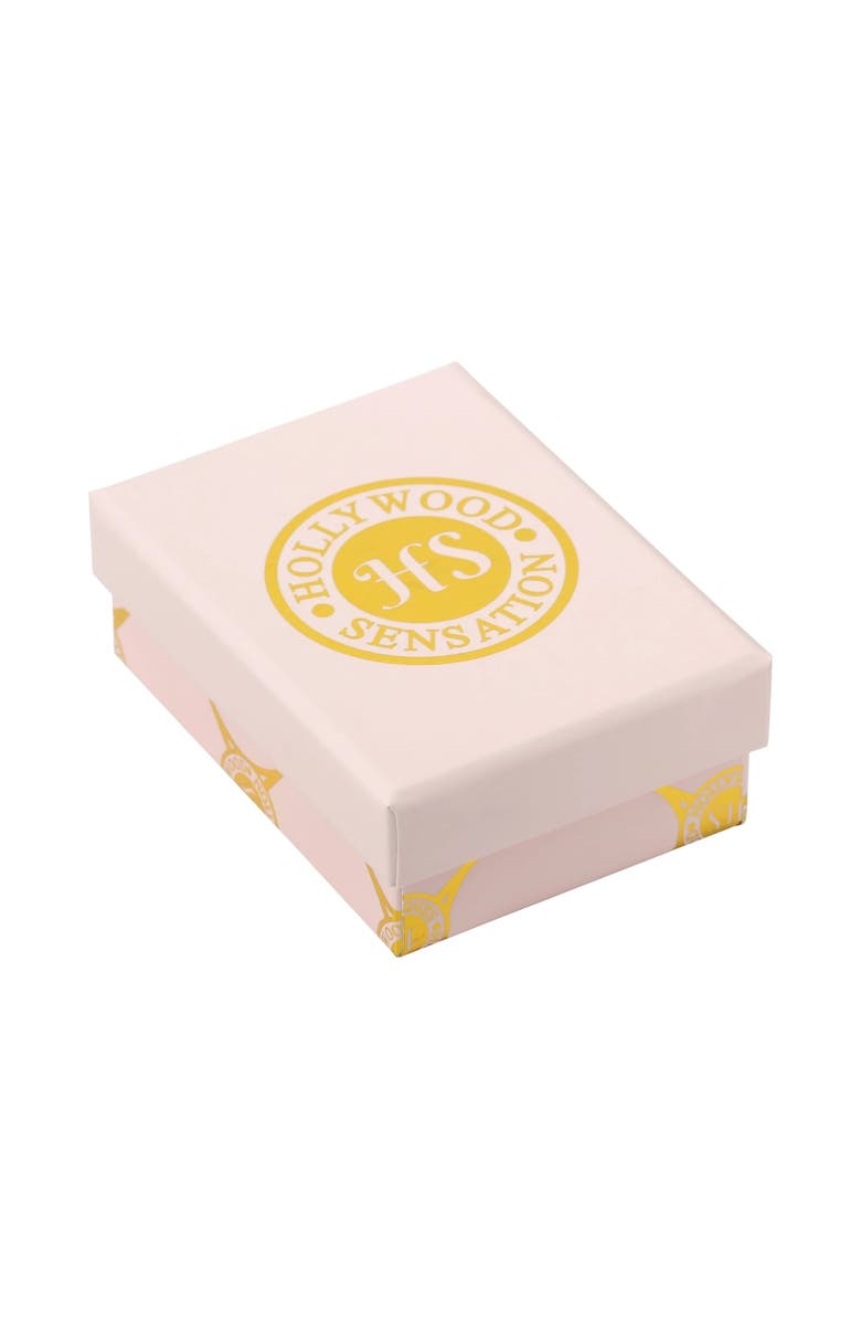 Hollywood Sensation Emma Timeless Sparkle Crystal Stud Earrings, Alternate, color, Silver