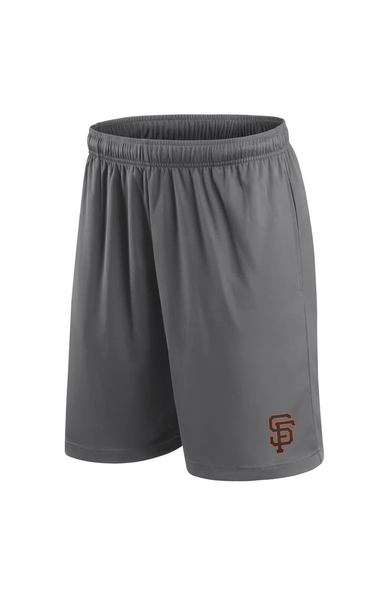 FANATICS Men's Fanatics Gray San Francisco Giants Primary Logo Shorts, Alternate, color, 