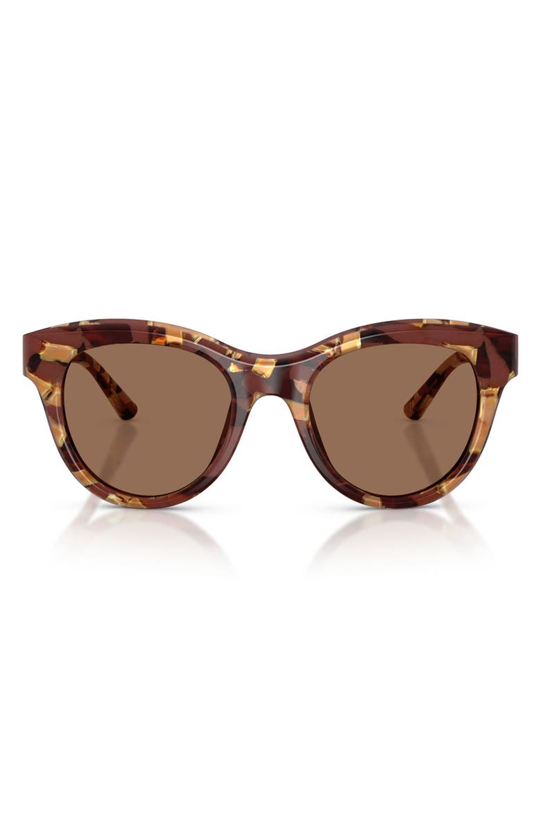 Dolce&Gabbana 52mm Phantos Sunglasses, Main, color, Pearl Havana Brown