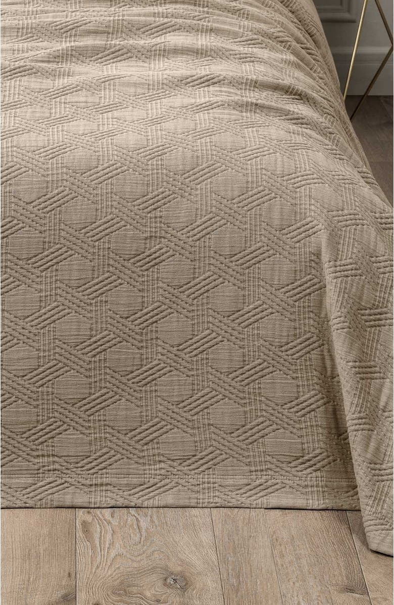 Togas Maisie Bedcover, Alternate, color, Brown