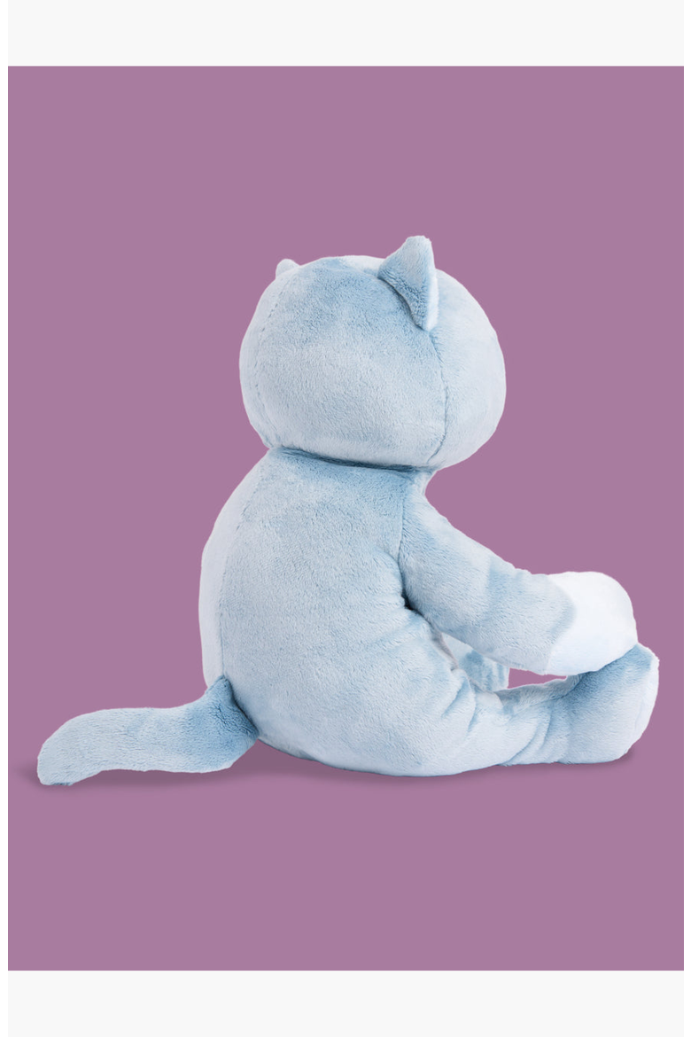 Frankie the Cat Plush Toy, Alternate, color, Blue