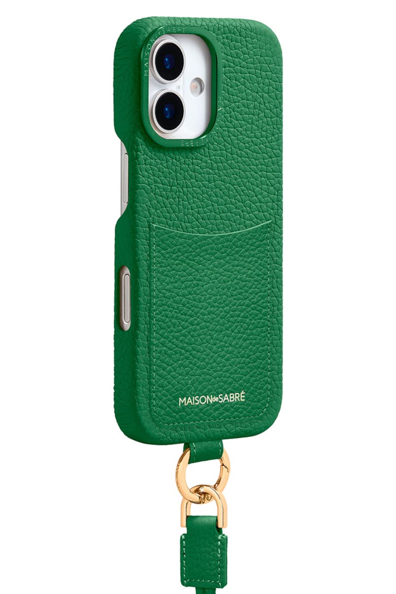 Sling Phone Case iPhone 17, Alternate, color, Emerald Green