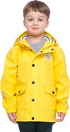Rokka&Rolla Kids' Waterproof Rain Coat Rubberized Jacket