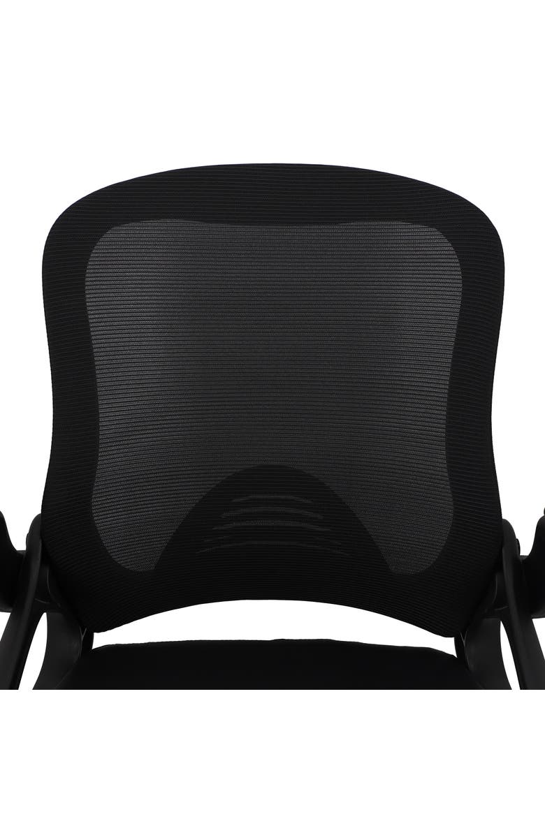 Elama Mid Back Adjustable Office Chair, Alternate, color, Black