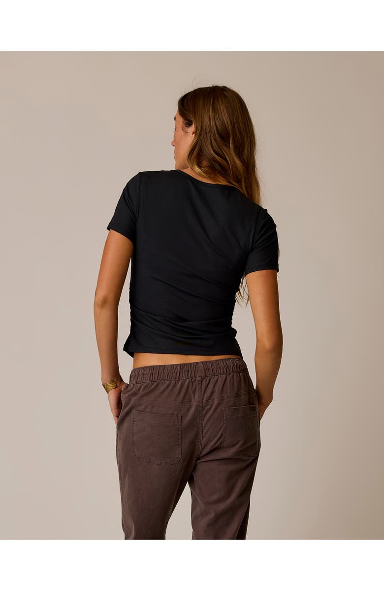 Carve Designs Vega Rib Tee 2.0, Alternate, color, Black