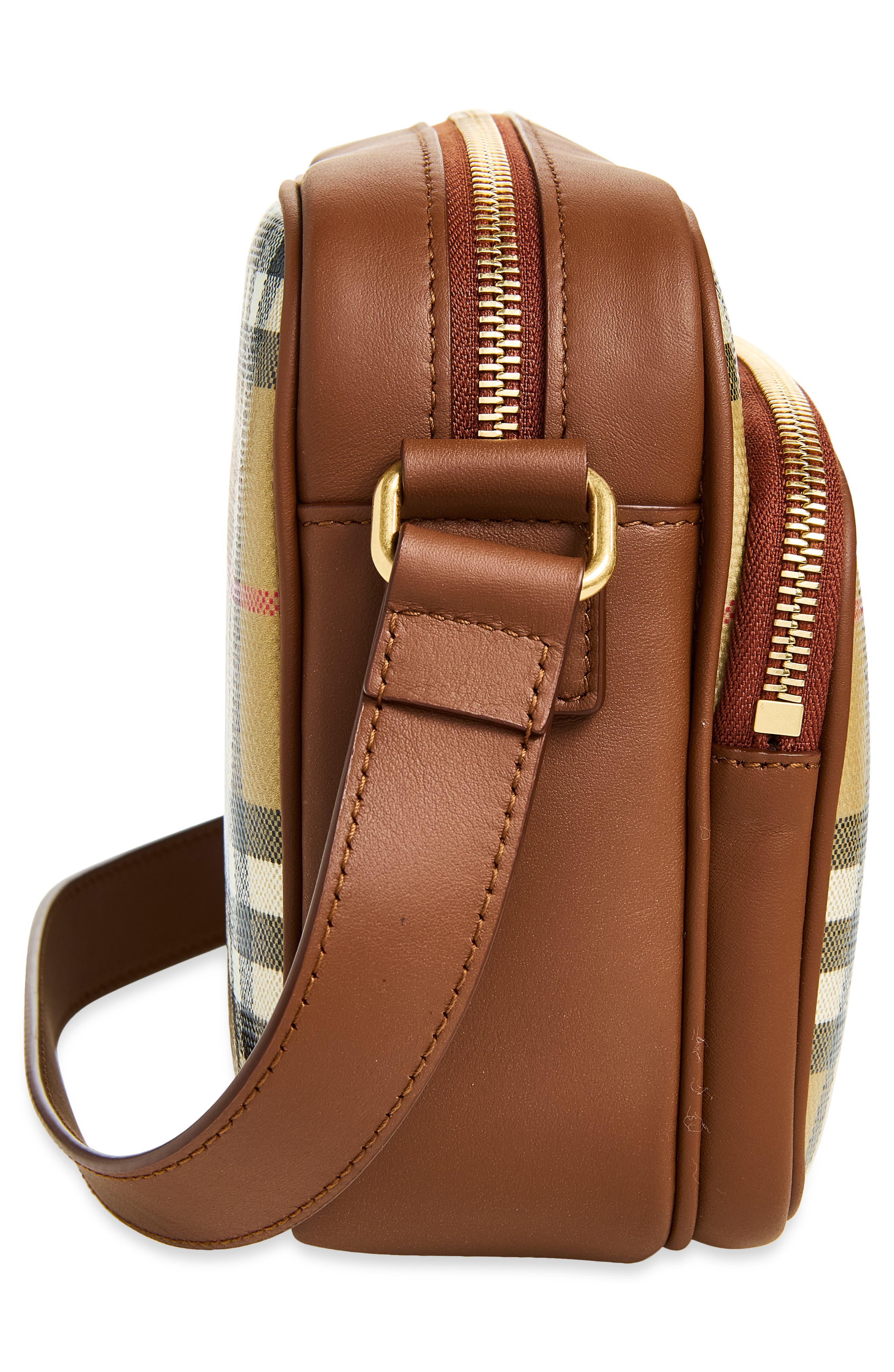Check Crossbody Bag, Alternate, color, ARCHIVE BEIGE