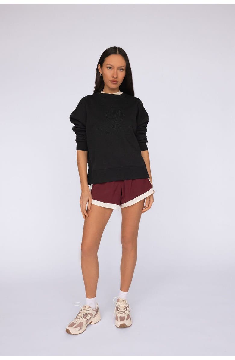 Fore-té Club Attire Club Crew Neck Sweatshirt, Main, color, Black