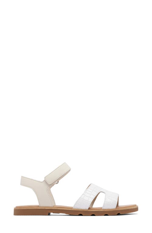 Sorel Ella Iii Ankle Strap Sandal In Chalk/gum 2