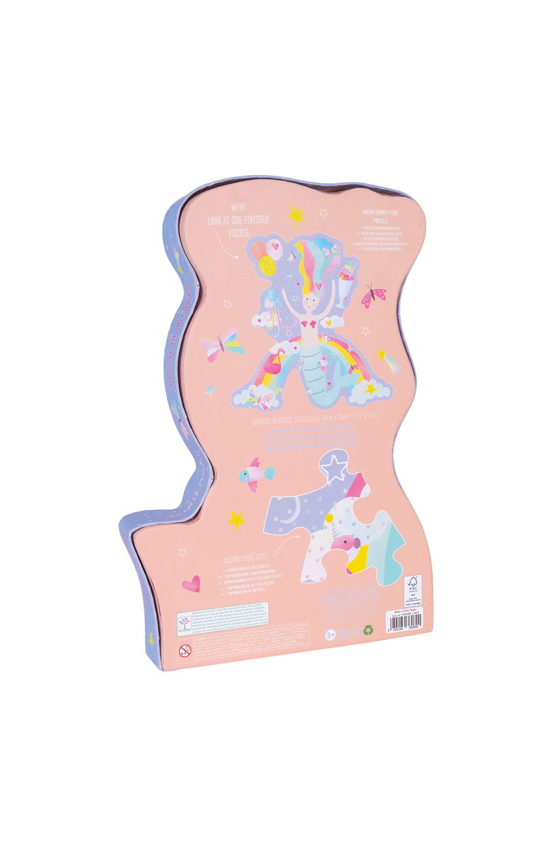 Floss & Rock 40pc Shaped Jigsaw with Shaped Box, Alternate, color, Fantasy