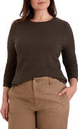 NIC+ZOE Crinkle Knit Textured Top